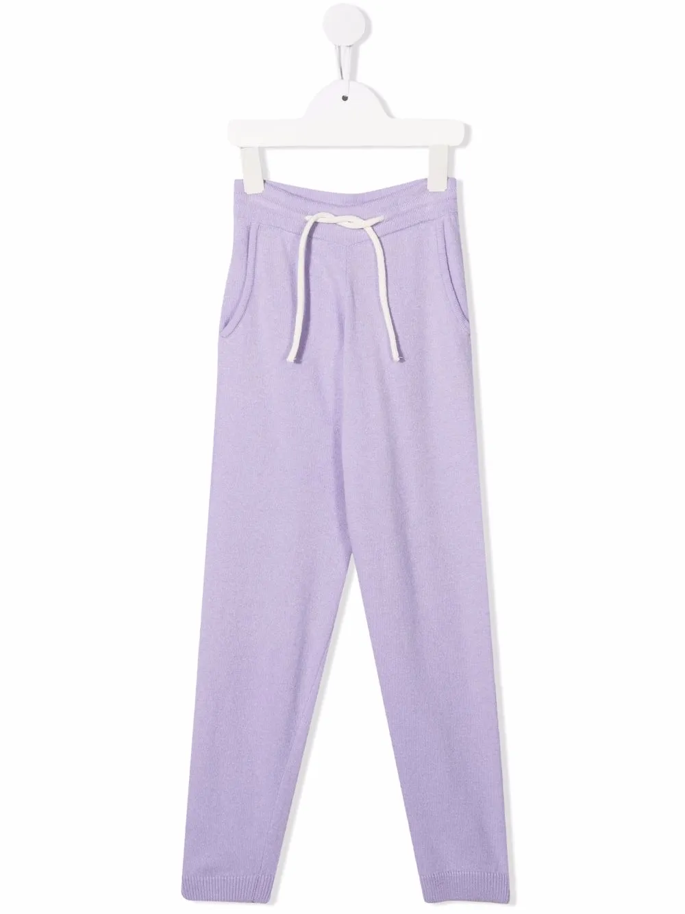 фото Mc2 saint barth kids спортивные брюки с вышитым логотипом