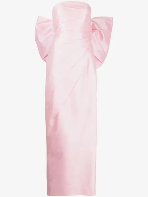Bambah oversize bow detail gown