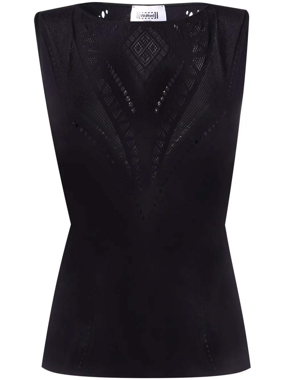 

Wolford top Ajouré - Negro