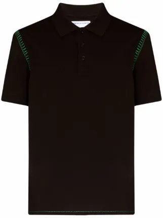 Bottega Veneta contrast-stitch Polo 
