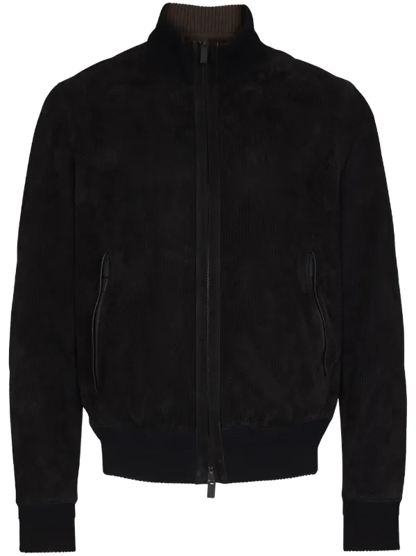 ermenegildo zegna leather jacket
