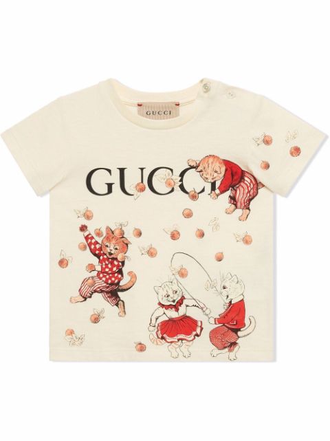 Gucci Kids logo-print short-sleeved T-shirt
