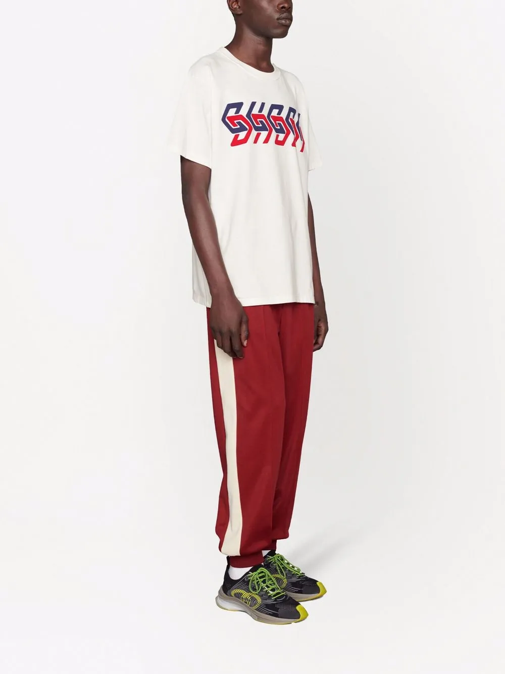 Gucci グッチ ミラーロゴ Tシャツ - Farfetch