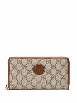 Gucci Interlocking G zip-around Wallet - Farfetch