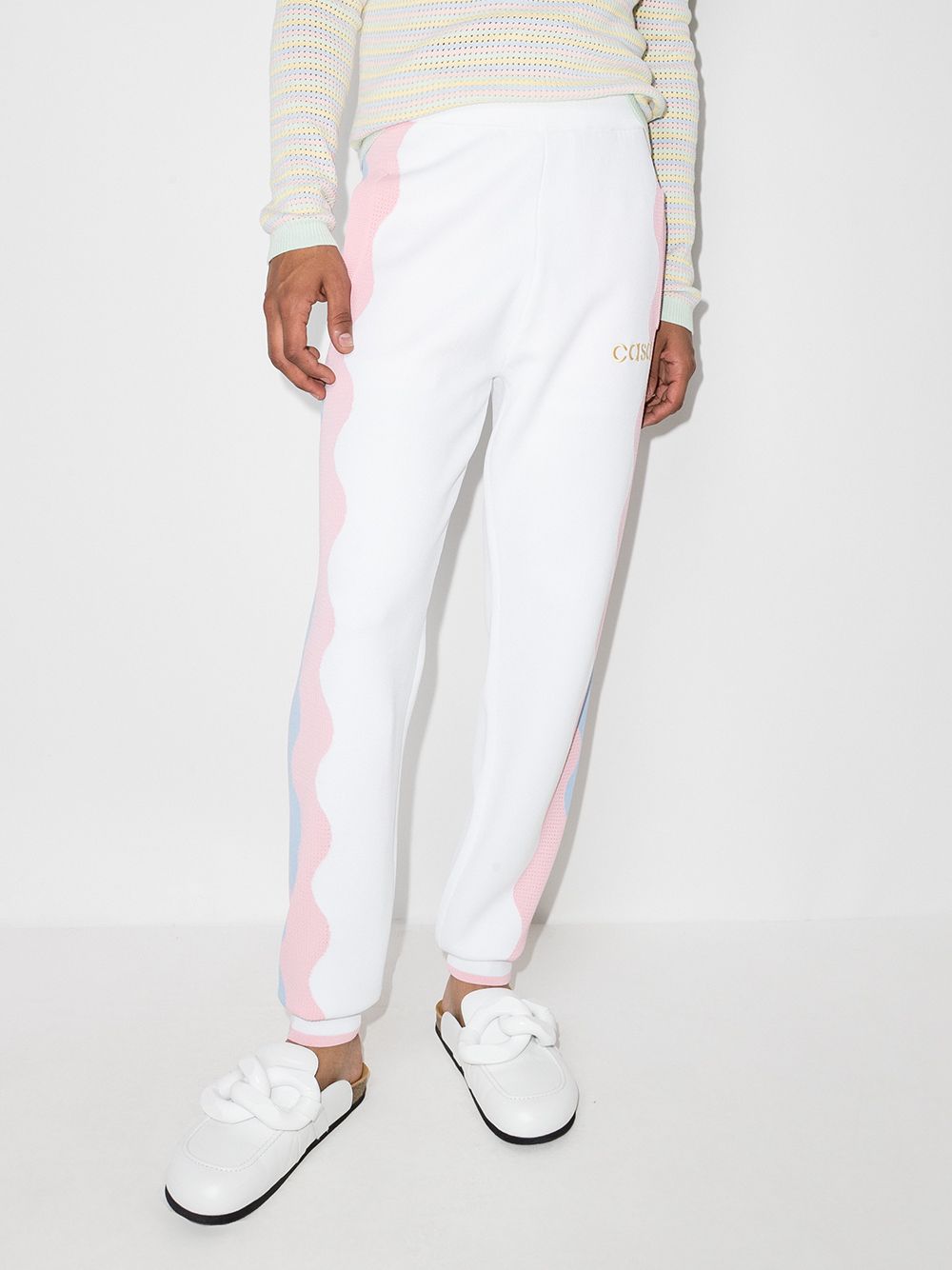 knitted track pants