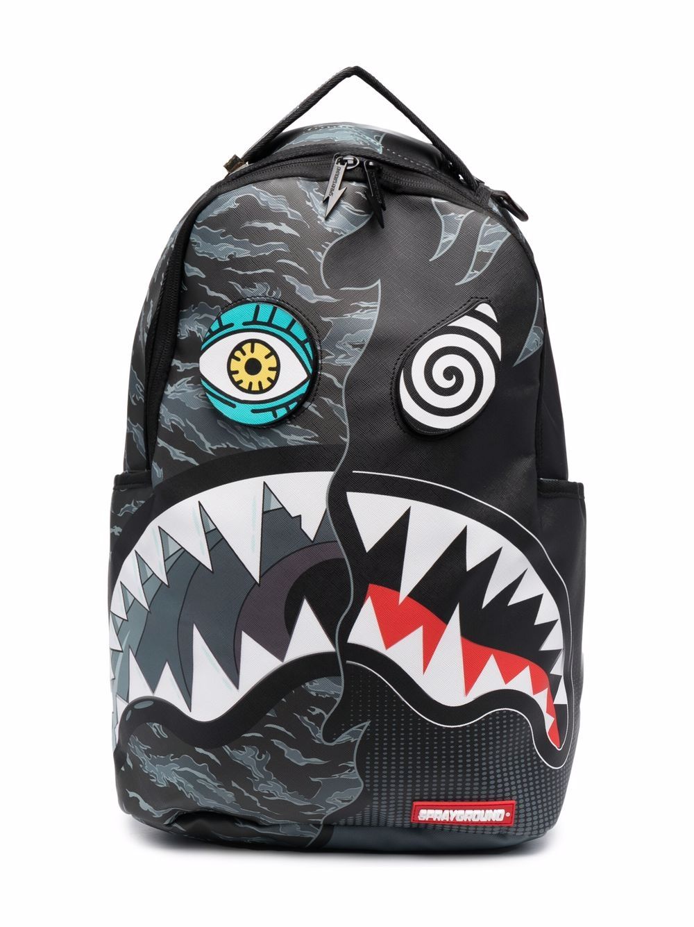 Sprayground Kid Shark Teeth Print Backpack - Farfetch