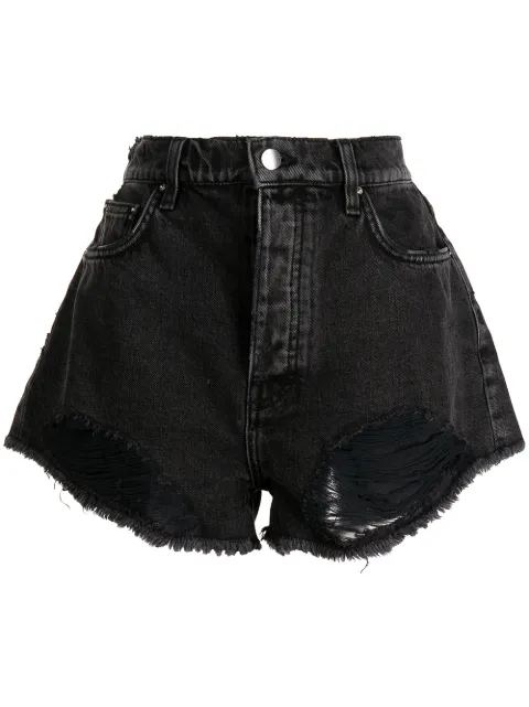 AMIRI distressed-effect  hot pants