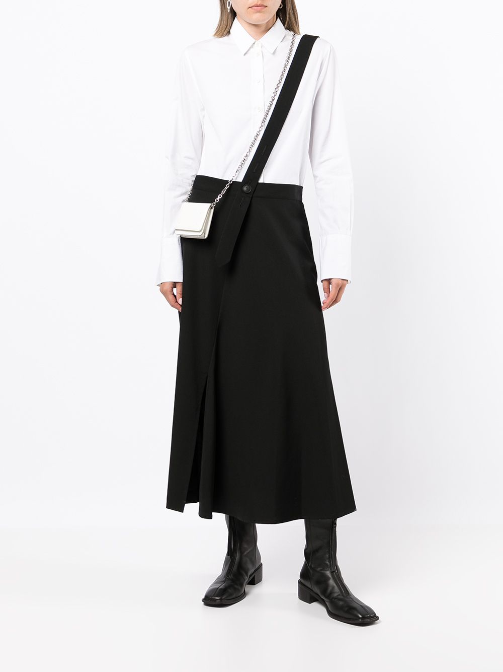 фото Yohji yamamoto юбка с лямками