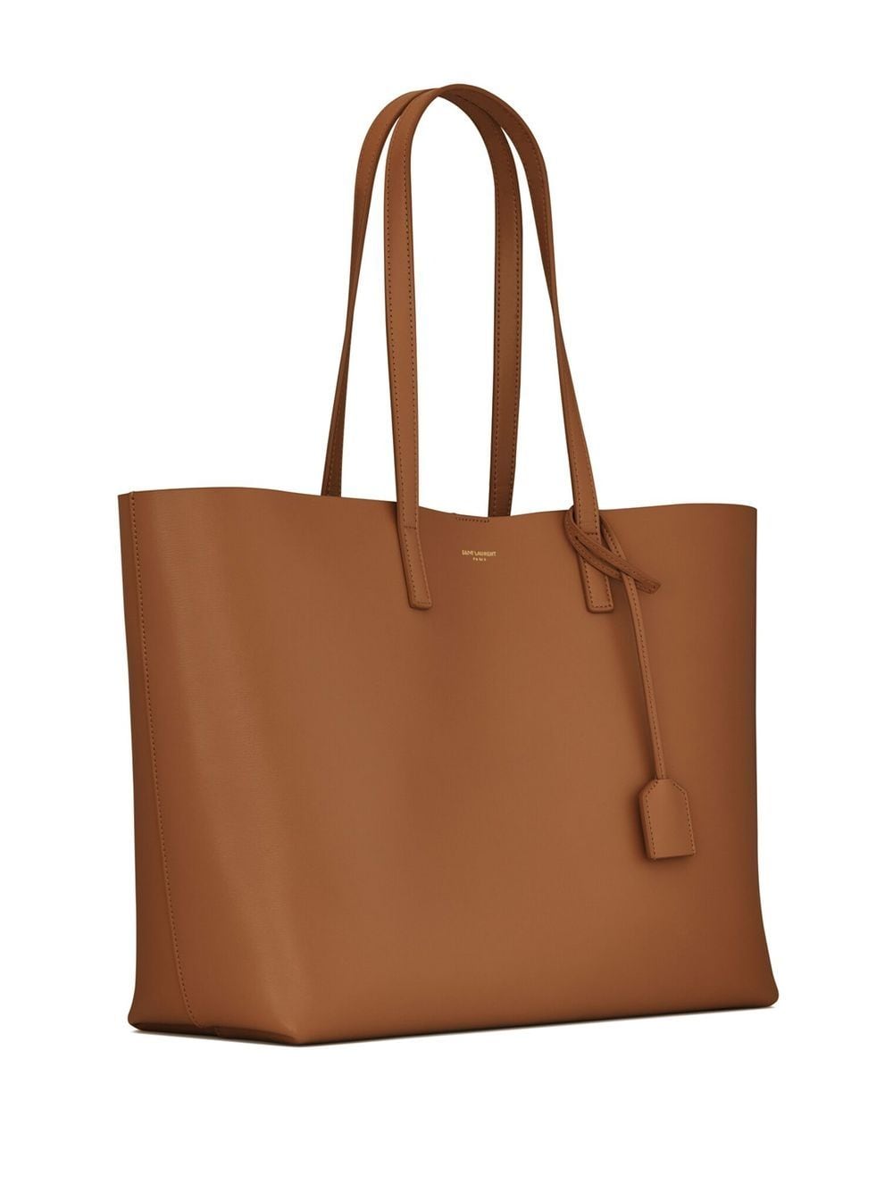 Shop Saint Laurent Large Tote Bag In Brown