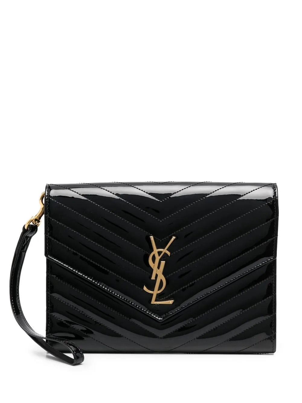 

Saint Laurent new monogram pouch bag - Black