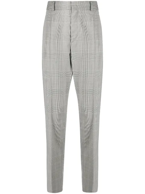 MARANT check-print cotton tailored trousers 
