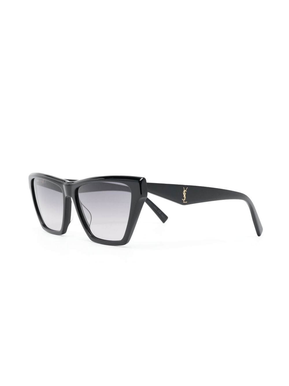 Saint Laurent Eyewear Zonnebril met vierkant montuur - Zwart