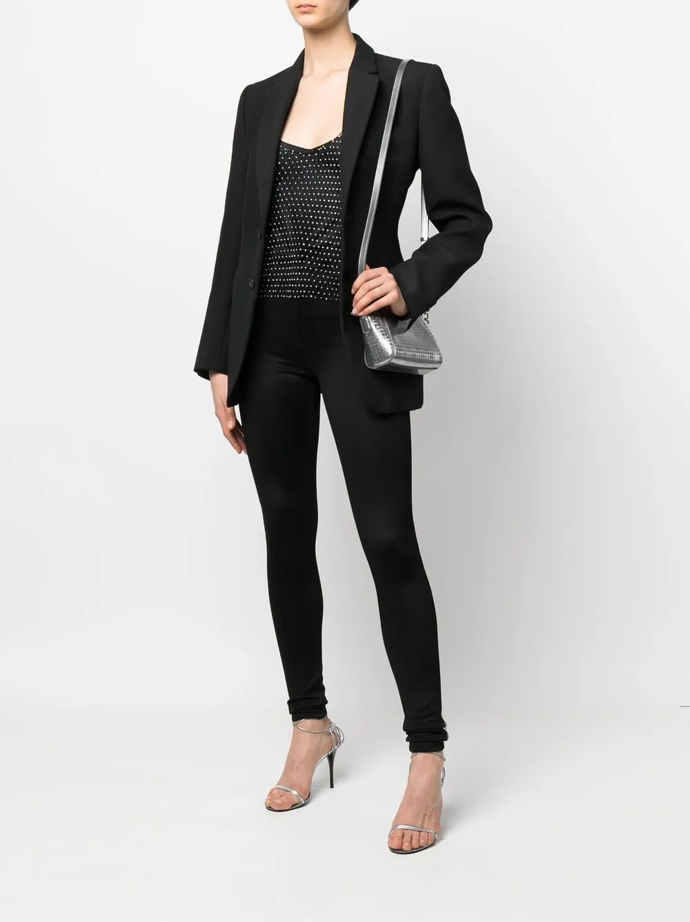 Saint Laurent Skinny broek - Zwart