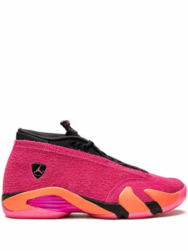 Jordan Air 14 Retro Pink" Sneakers - Farfetch