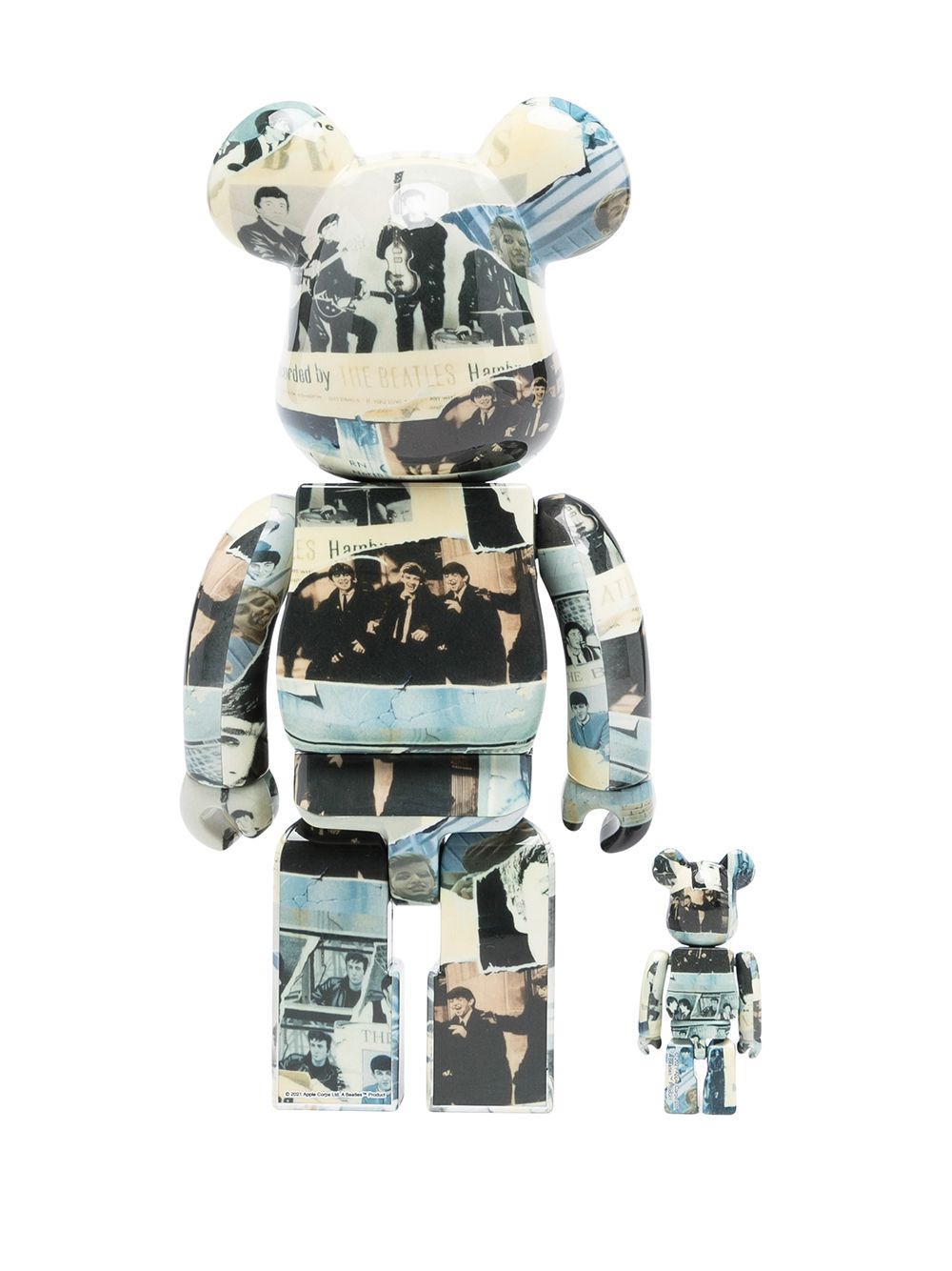 фото Medicom toy комплект из двух фигурок be@rbrick the beatles anthology