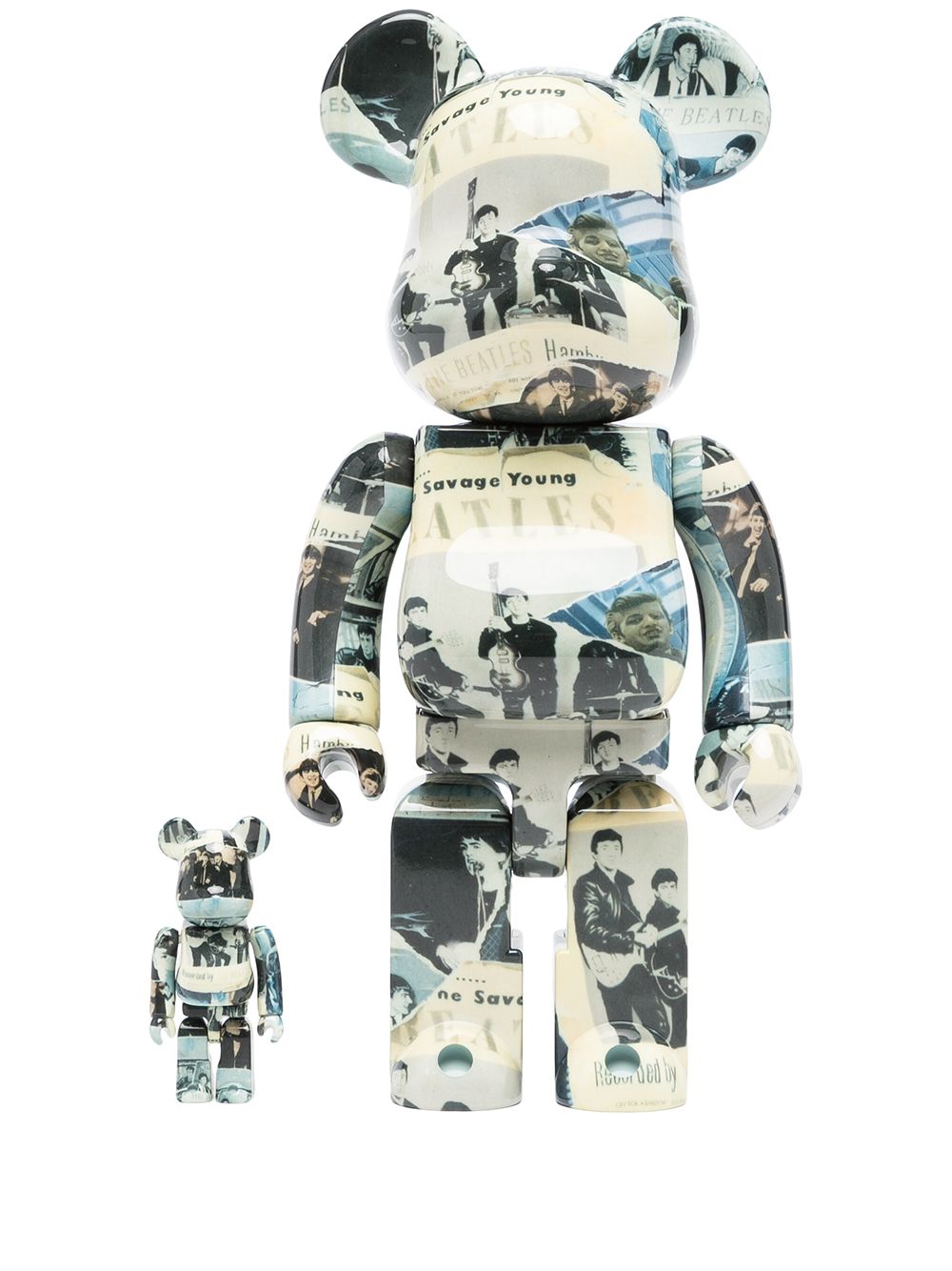 фото Medicom toy комплект из двух фигурок be@rbrick the beatles anthology