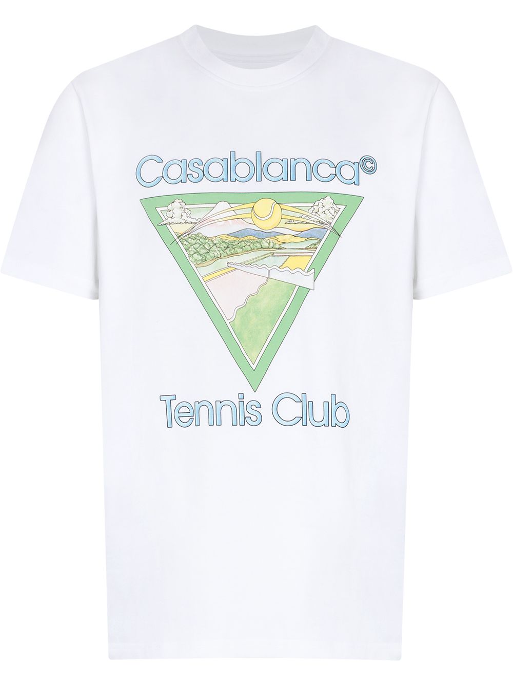 фото Casablanca футболка tennis club из органического хлопка