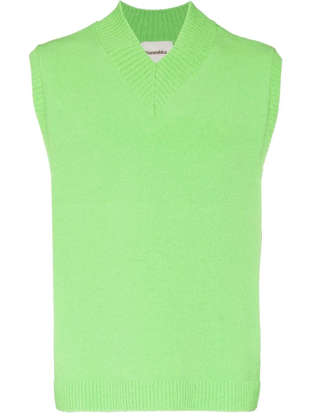 

Nanushka Gillan knitted vest - Green