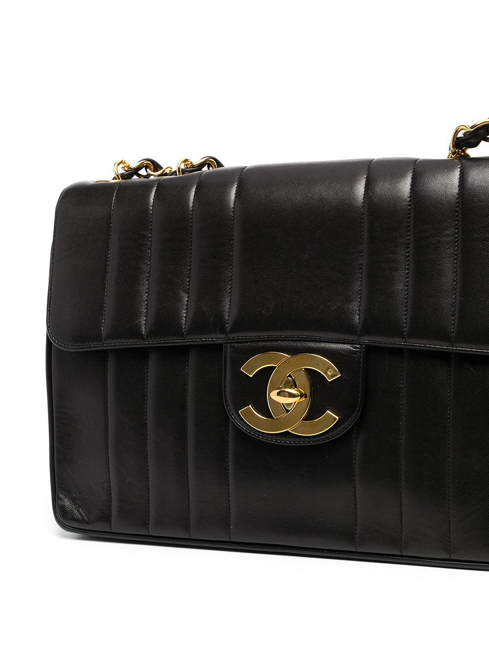 фото Chanel pre-owned сумка на плечо mademoiselle classic flap jumbo 1995-го года