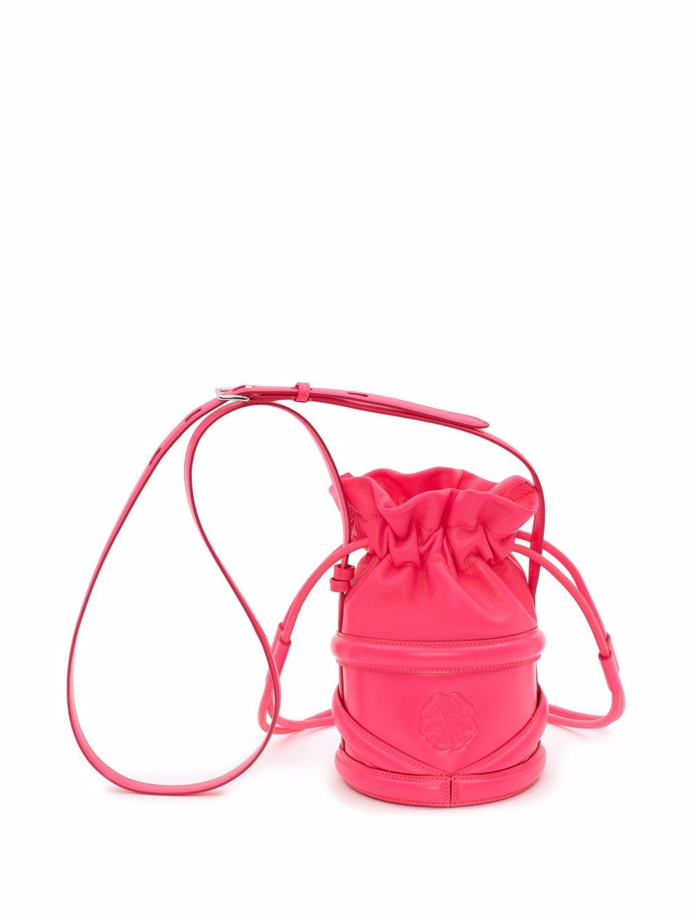 Alexander McQueen Gewelfde mini-tas - Roze