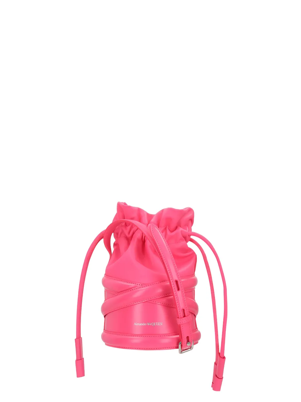 Alexander McQueen The Soft Curve bucket bag | Pink | Image 1