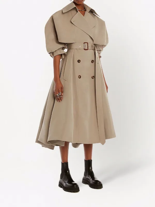 Alexander McQueen Vestido Estilo Gabardina - Farfetch