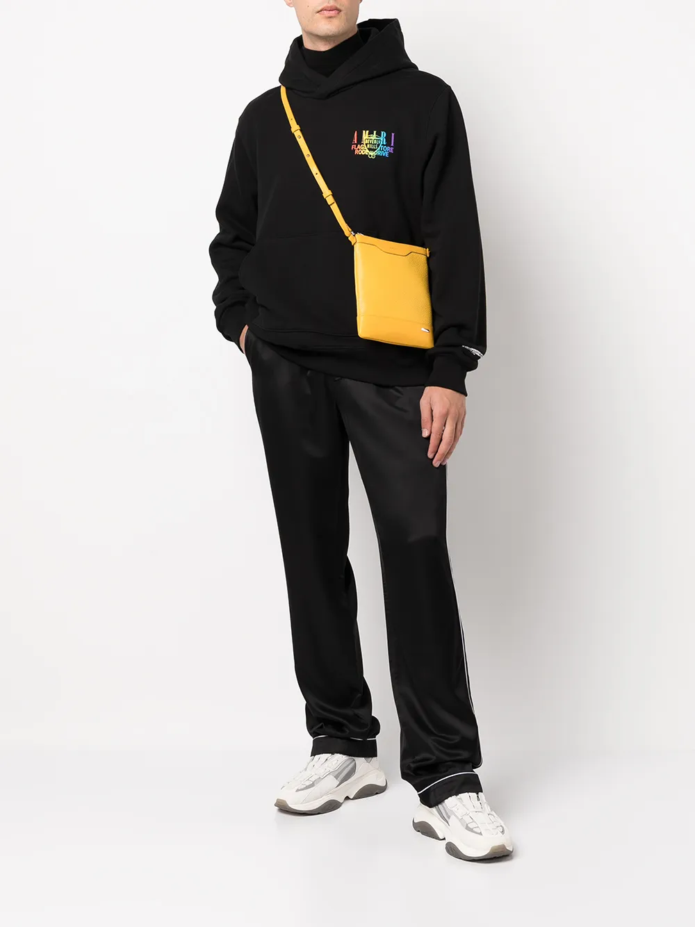 AMIRI Hoodie met logoprint Zwart