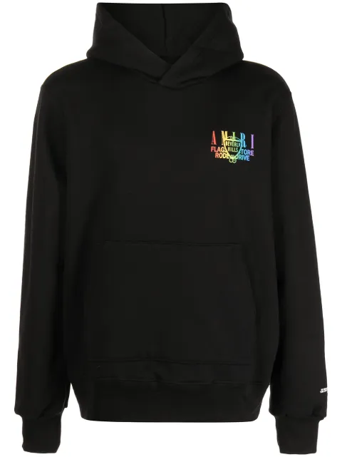 AMIRI Beverly Hills logo-print hoodie