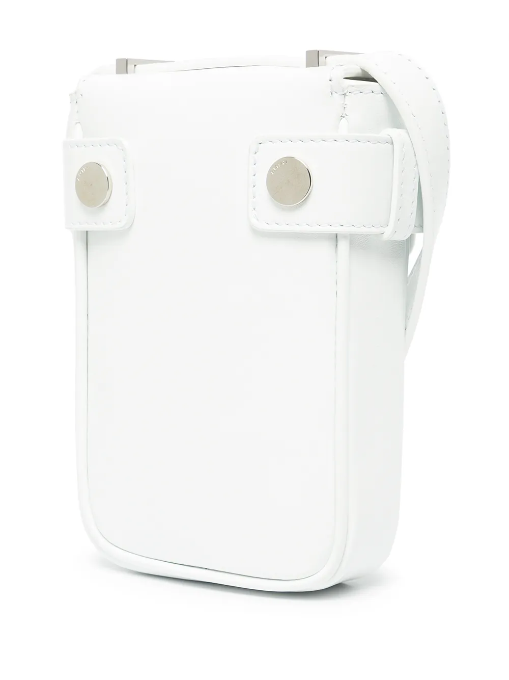  Amiri Small Leather Crossbody Bag - White 