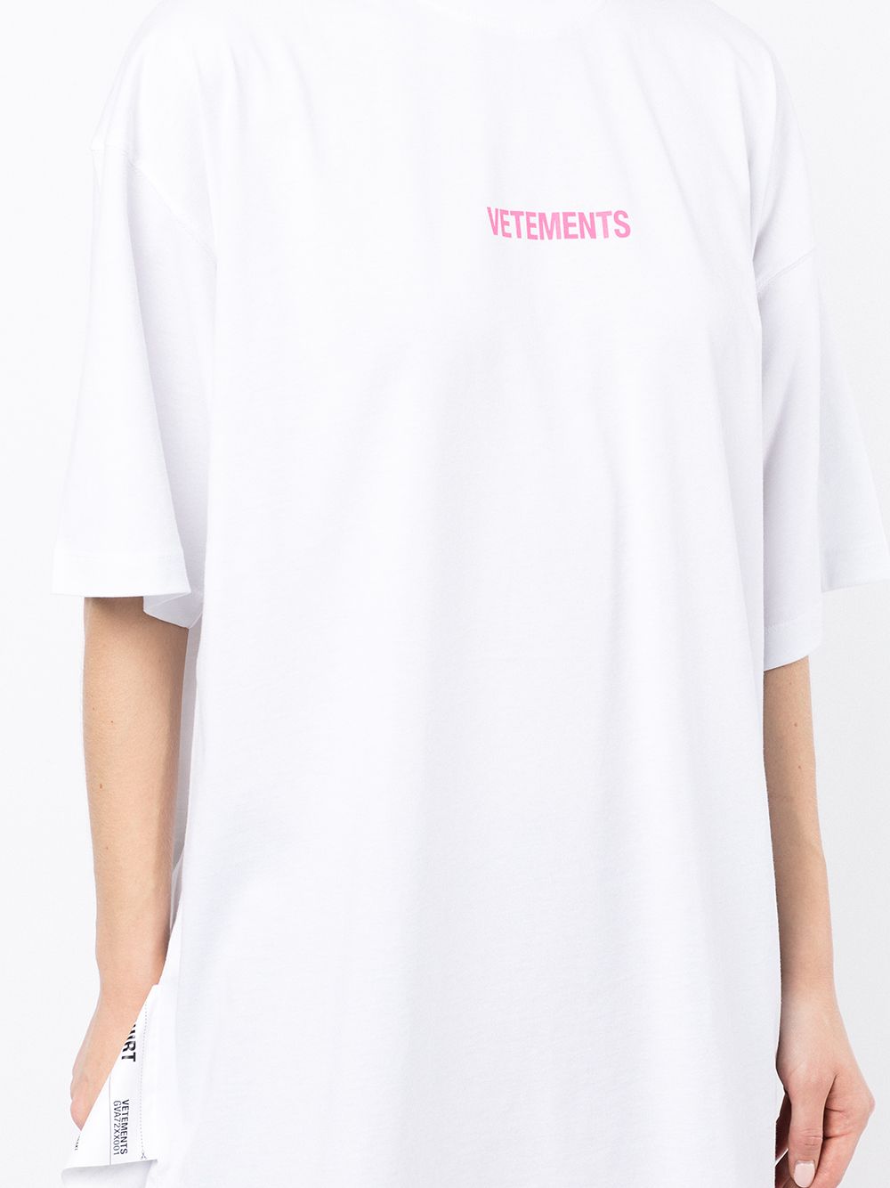 фото Vetements футболка с логотипом