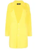 Undercover brushed knitted coat - Yellow