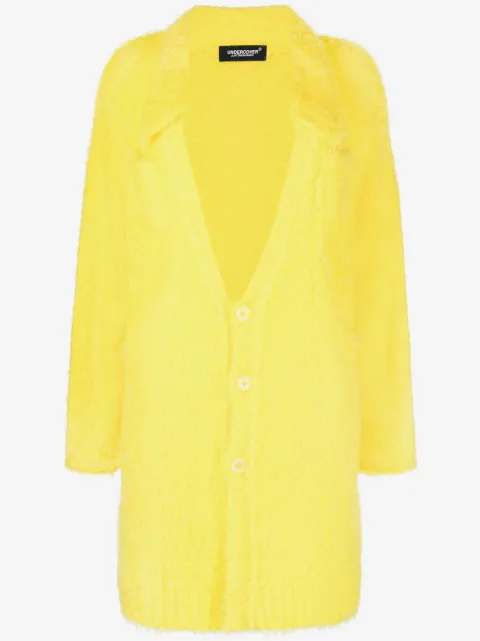 Undercover brushed knitted coat