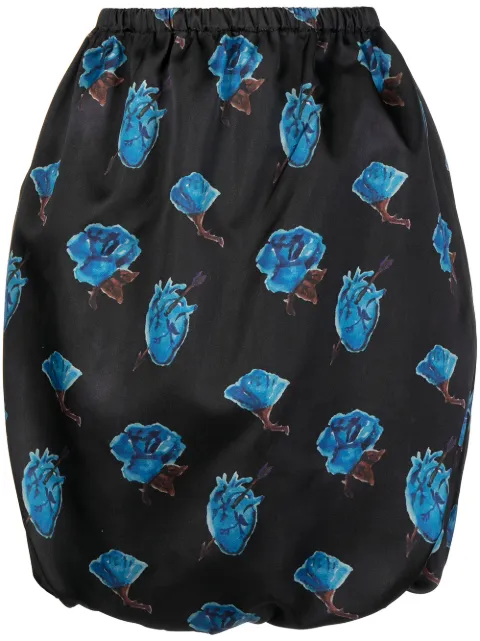 Undercover camisa de seda con estampado floral
