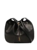 Saint Laurent large Paris VII bucket shoulder bag - Black