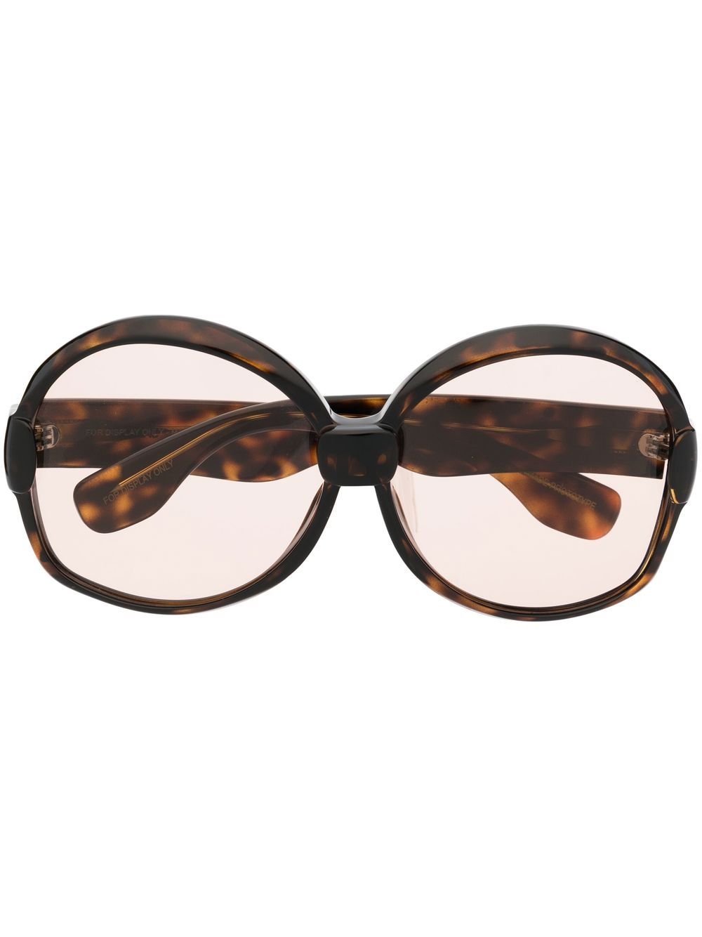 Jean Louis Scherrer Pre-Owned Turtled Chunky Sunglasses - Farfetch