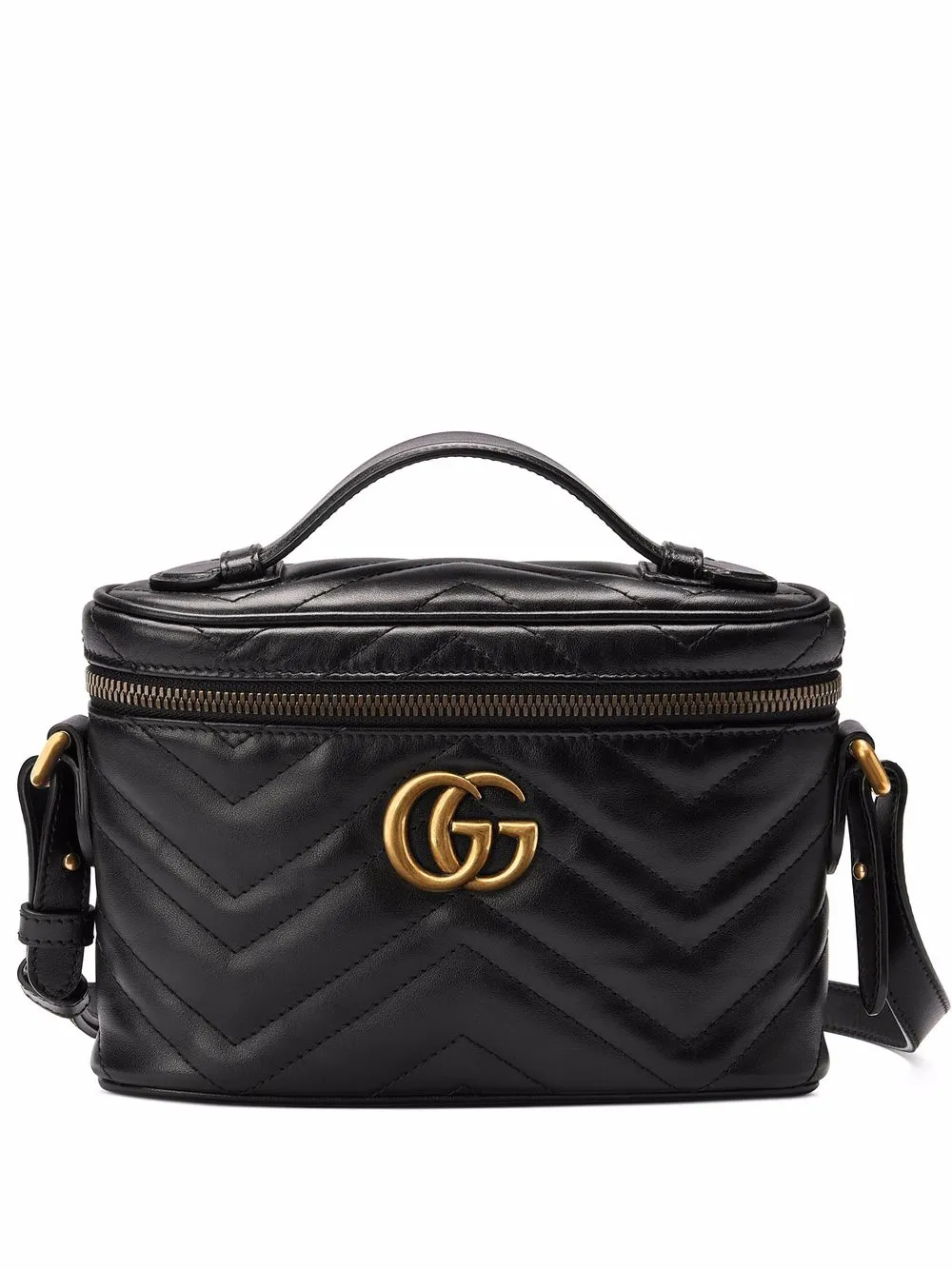 

Gucci neceser GG Marmont mediano - Negro