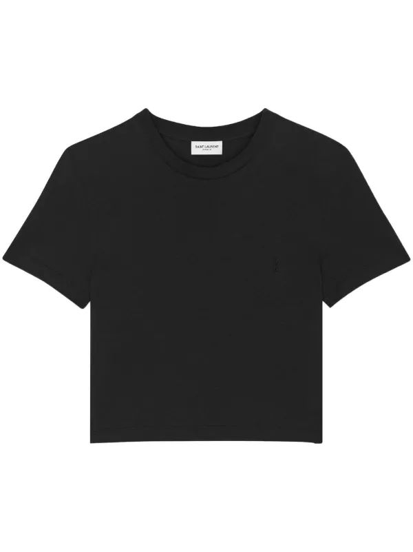 Saint Laurent サンローラン クロップド Tシャツ - Farfetch