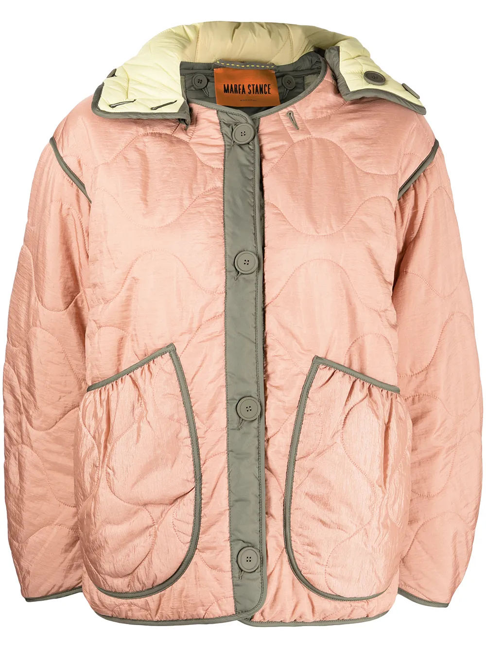 

MARFA STANCE reversible quilted bomber jacket - Pink