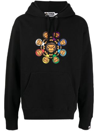 A BATHING APE® Baby Milo Circle Hoodie - Farfetch