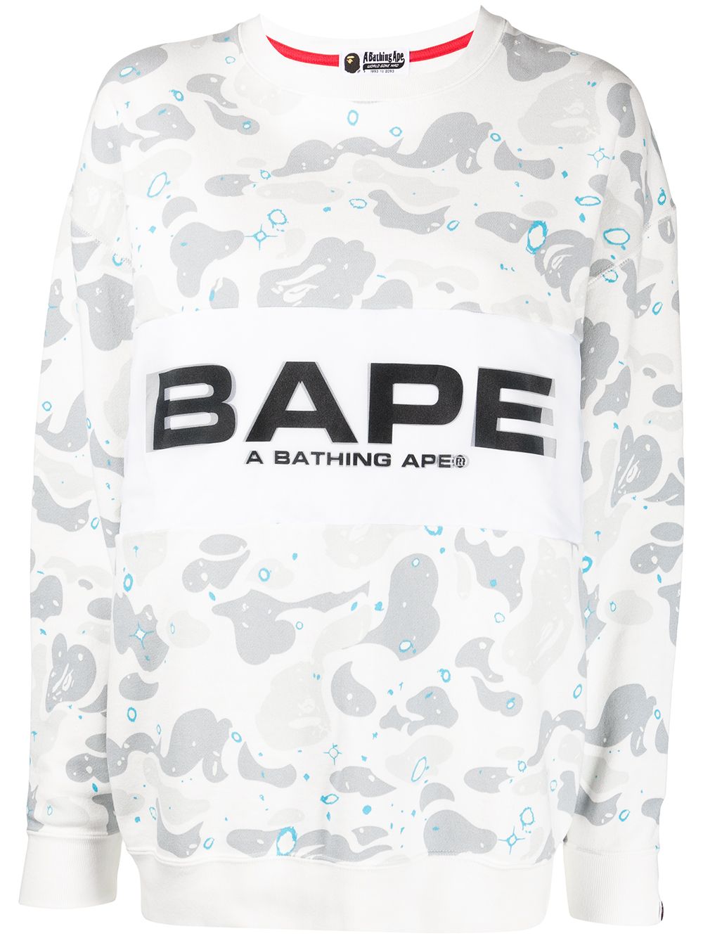 фото A bathing ape® камуфляжная толстовка с логотипом