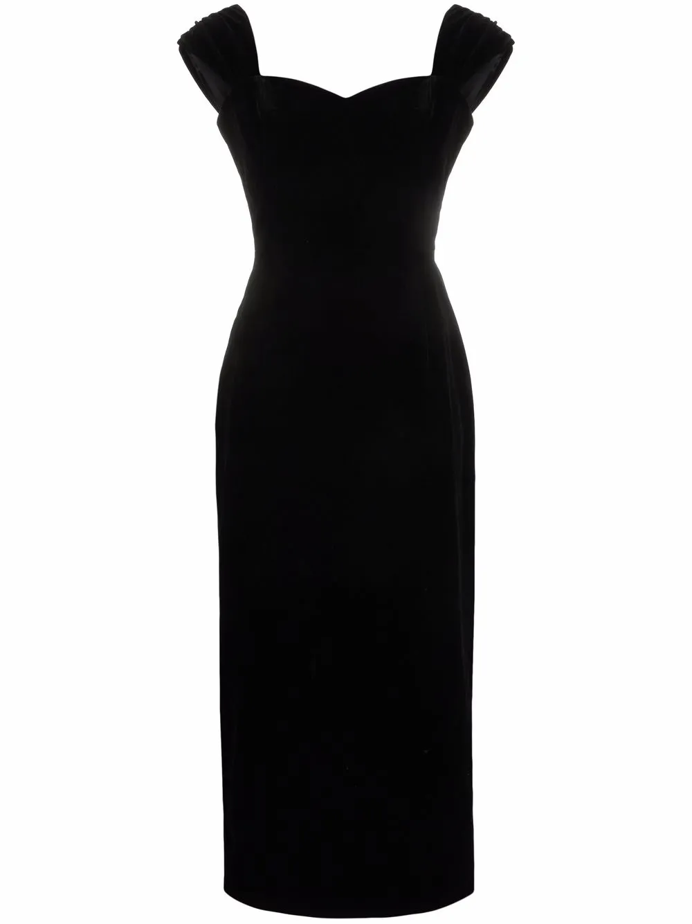 

12 STOREEZ sleeveless midi dress - Black