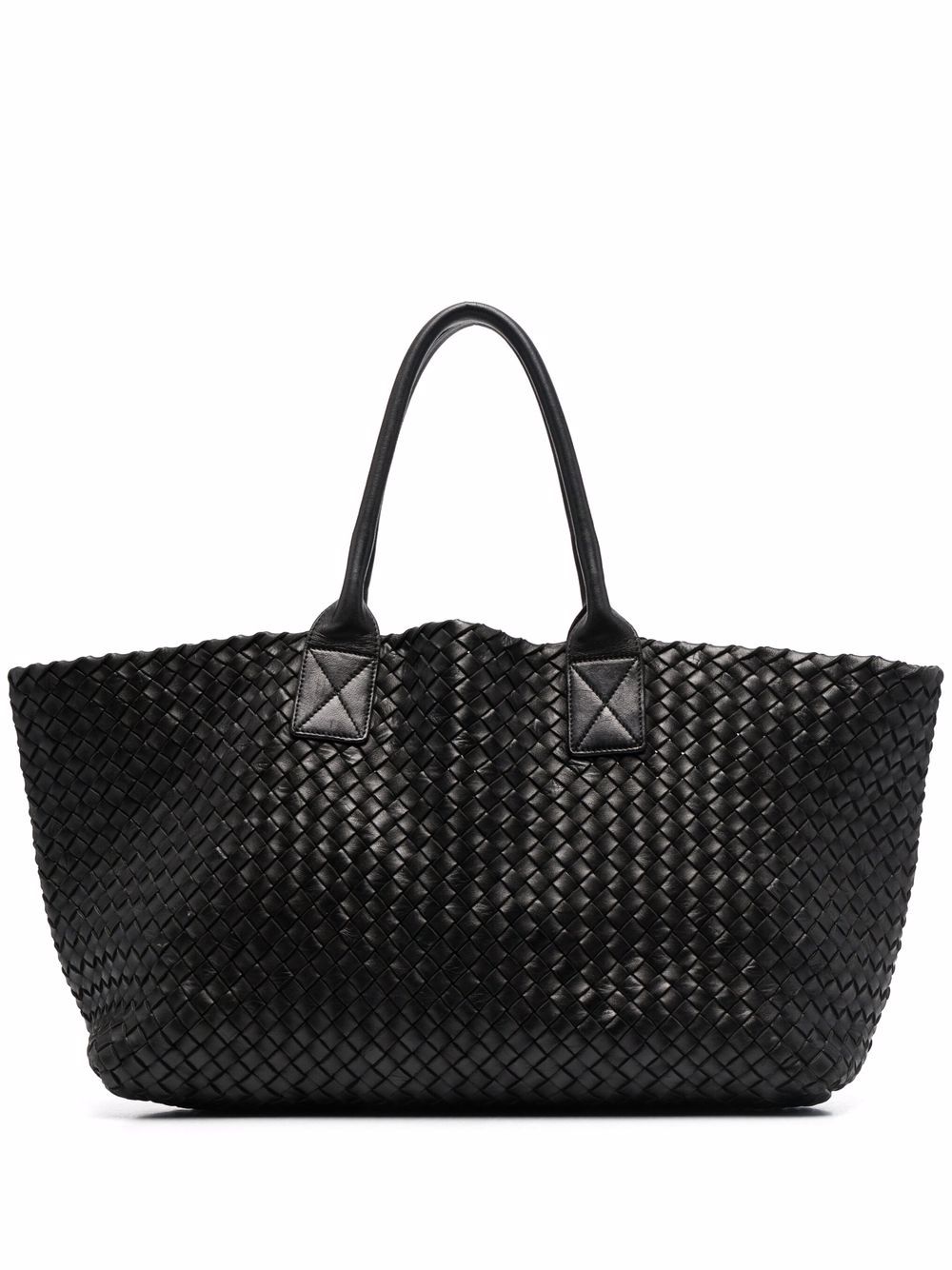 фото Bottega veneta pre-owned 2000s intrecciato weave tote bag