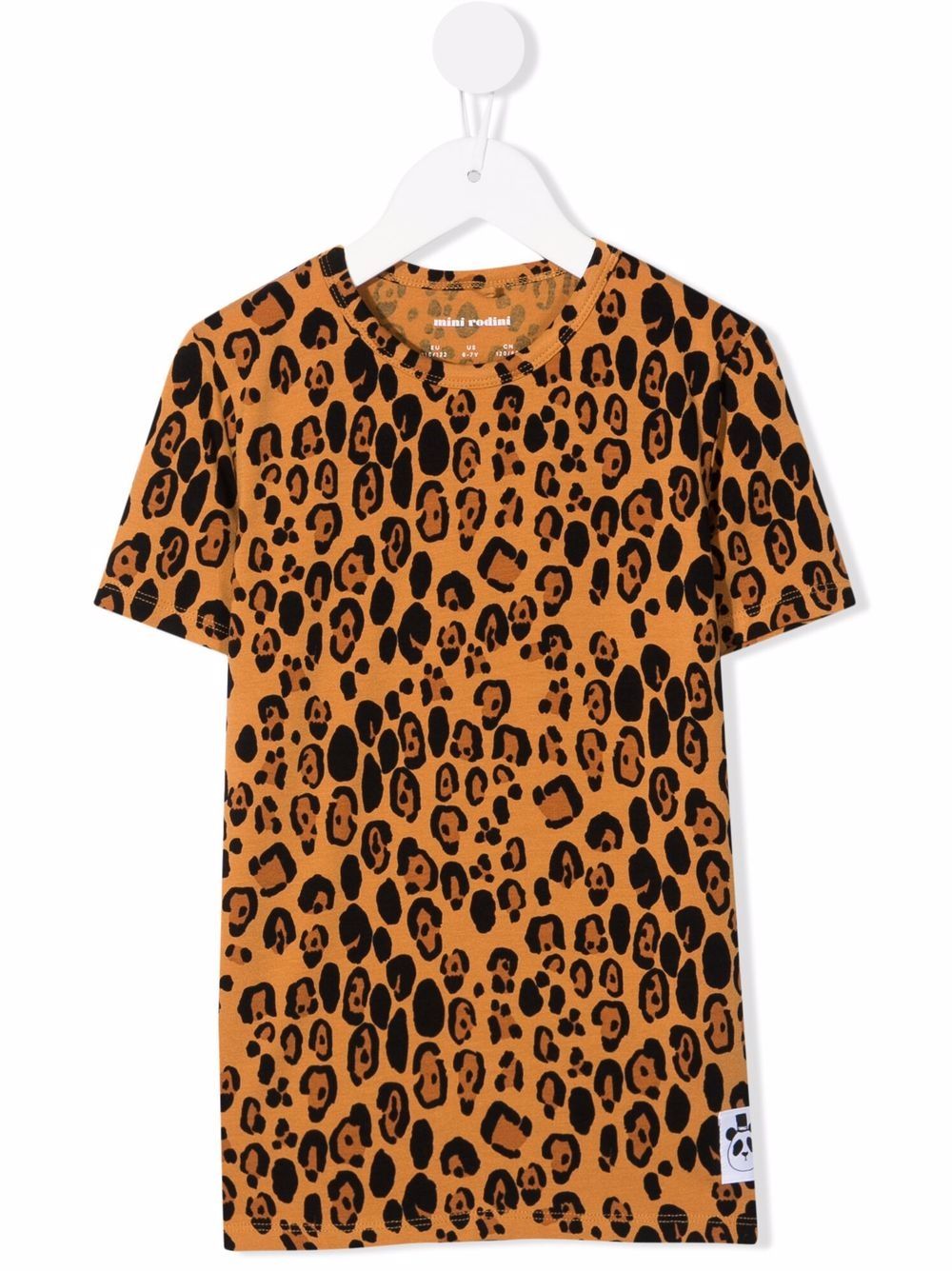 фото Mini rodini футболка с леопардовым принтом