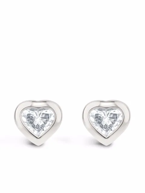 Pragnell aretes Sundance en oro blanco de 18kt con diamante