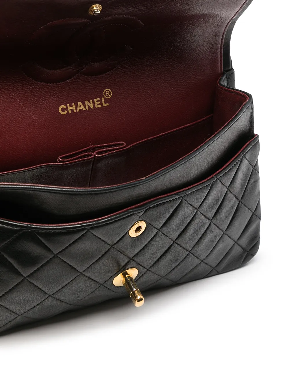 фото Chanel pre-owned сумка на плечо double flap среднего размера