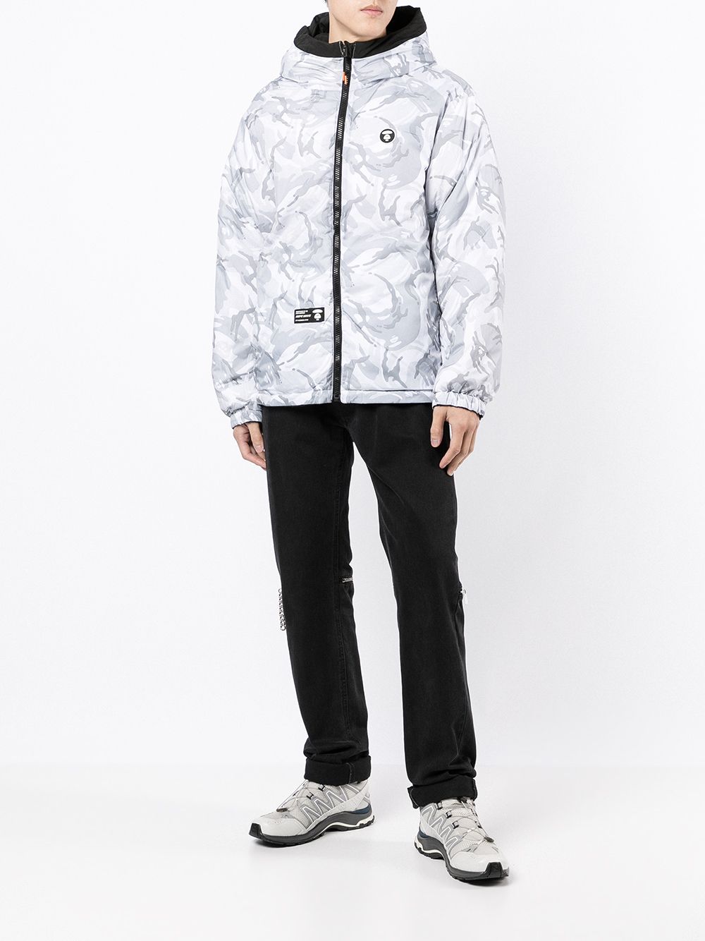 AAPE BY *A BATHING APE quilted hooded jacket Men