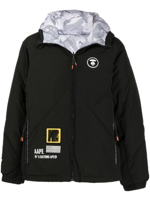 AAPE BY *A BATHING APE quilted hooded jacket Men