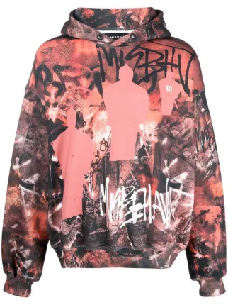 MISBHV graffiti-print organic-blend Hoodie - Farfetch