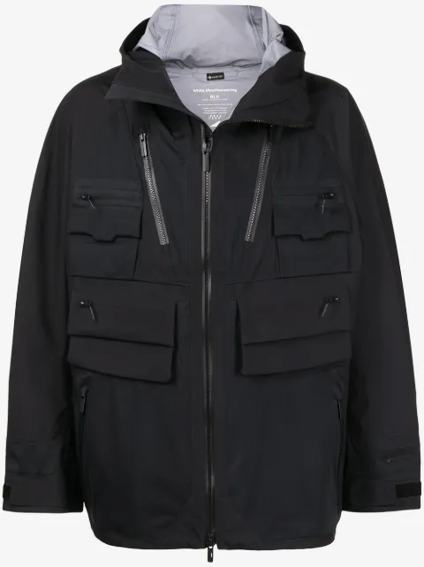 White Mountaineering hooded zipped jacket