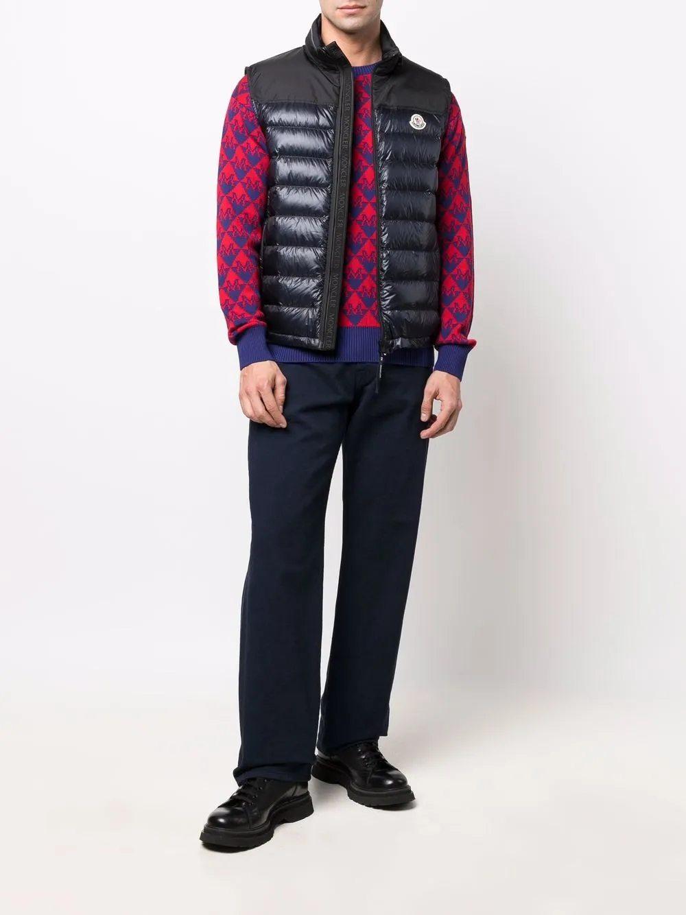 moncler crew neck jumper